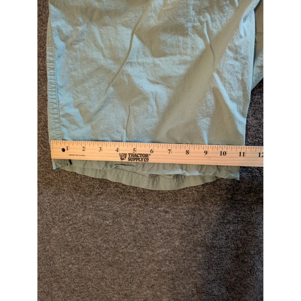 Columbia Mens Shorts Hiking Size 34 Lightweight Light Green